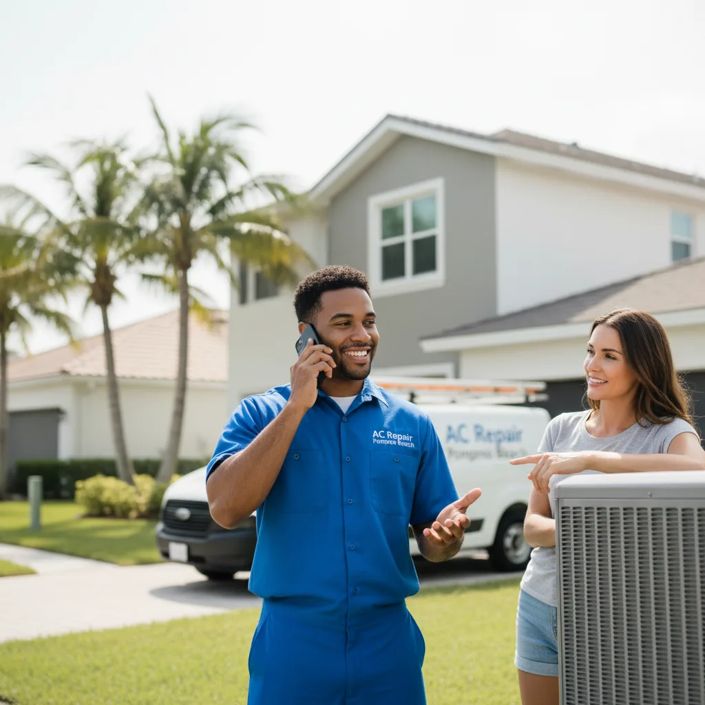AC Repair Pompano Beach customer support in Purdys